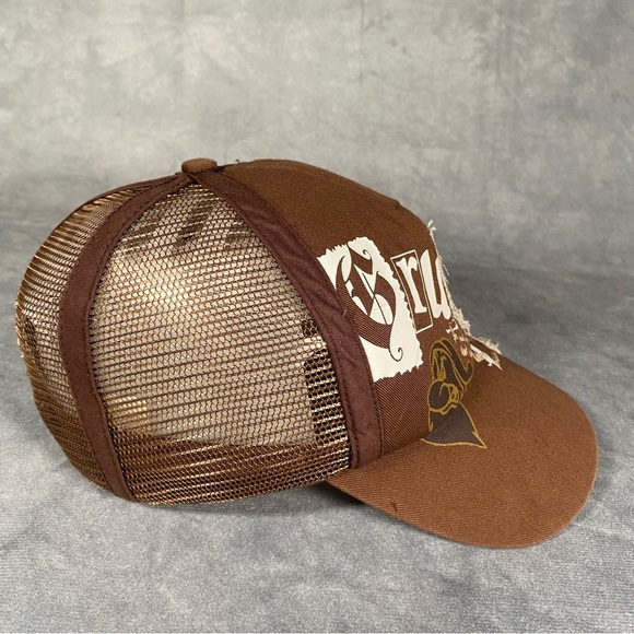 Walt Disney World Grumpy Brown Mesh Trucker Hat Cap Snapback Adult OS Snow White - Picture 4 of 8